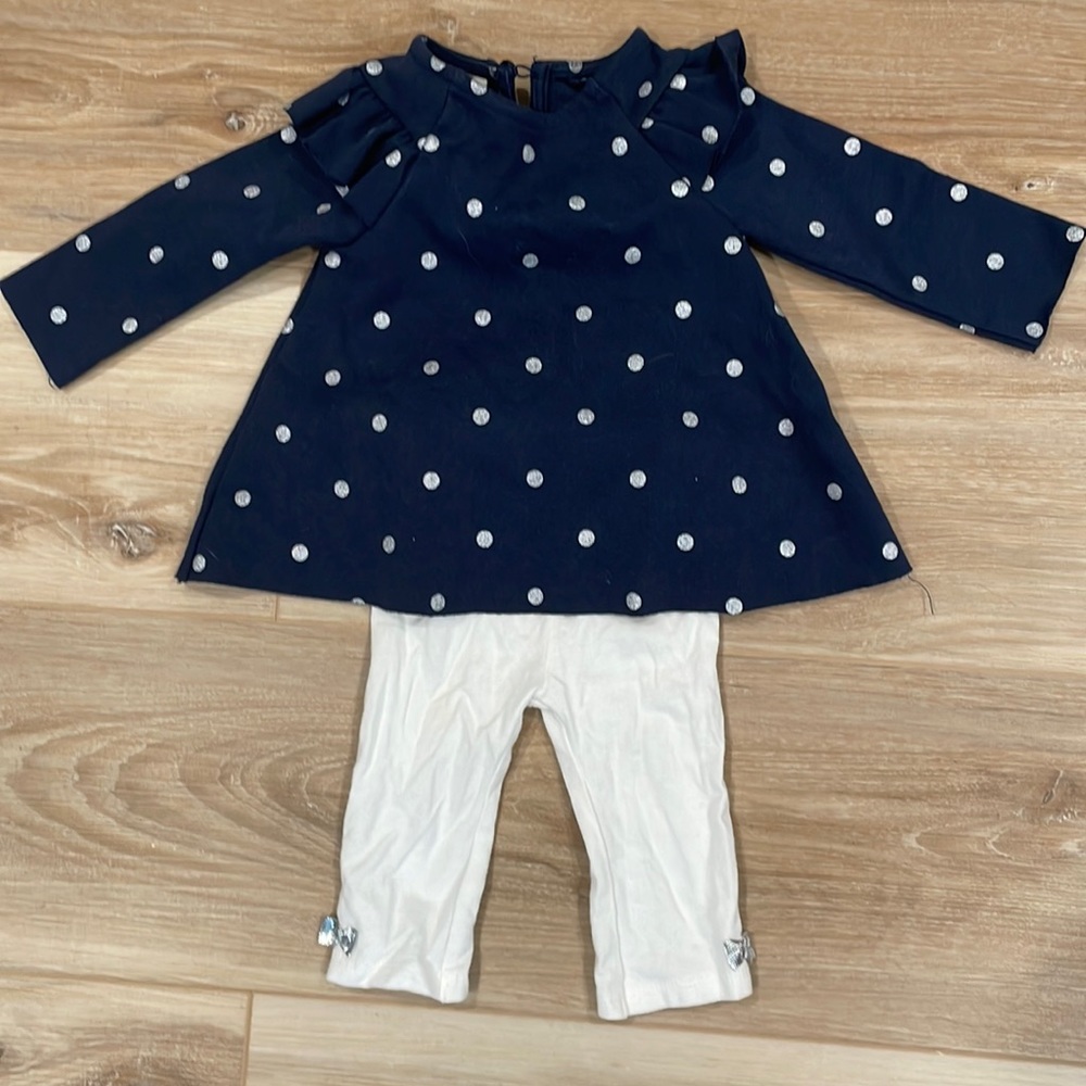 First Impressions polka dot outfit